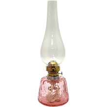 Lampe à huile POLY 38 cm rose