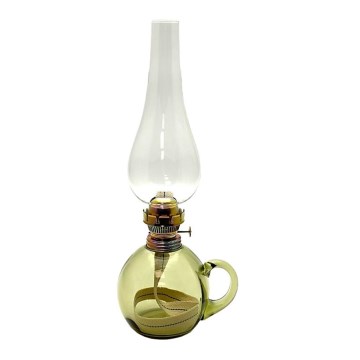 Lampe à huile SOFIE 38 cm vert forêt