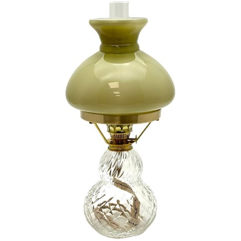 Lampe à huile ZUZANA 43 cm cristal contrôles
