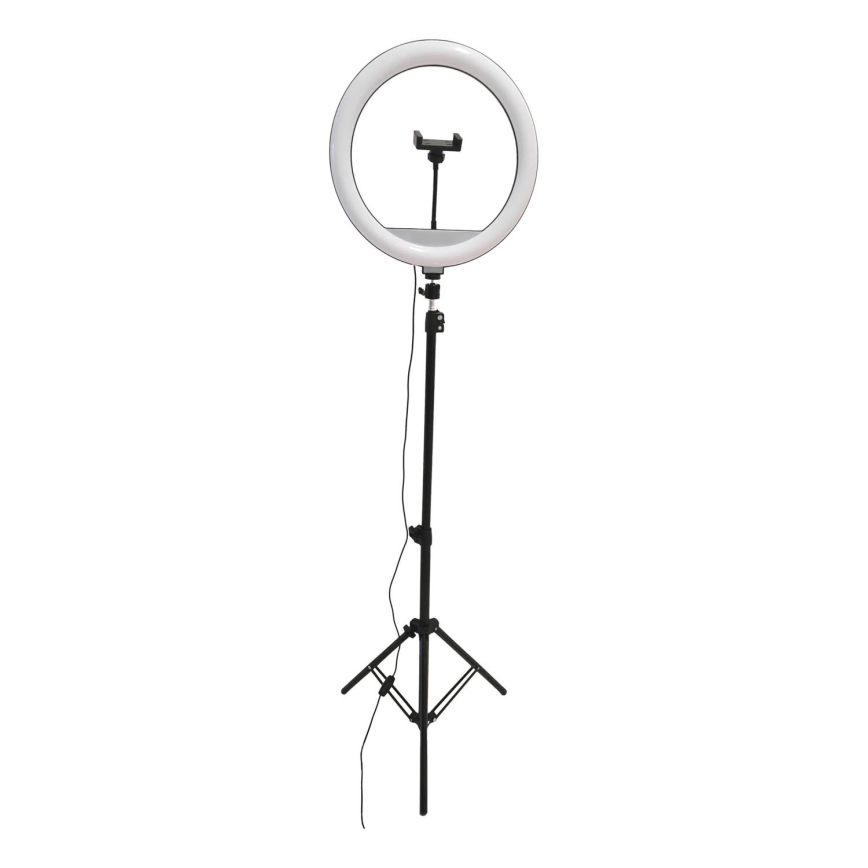 Lampe à intensité variable avec trépied et support vlogging LED/15W/5V 2700-6500K