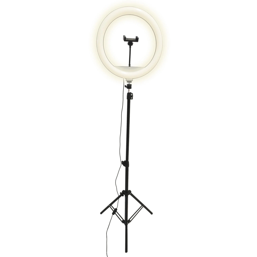 Lampe à intensité variable avec trépied et support vlogging LED/15W/5V 2700-6500K