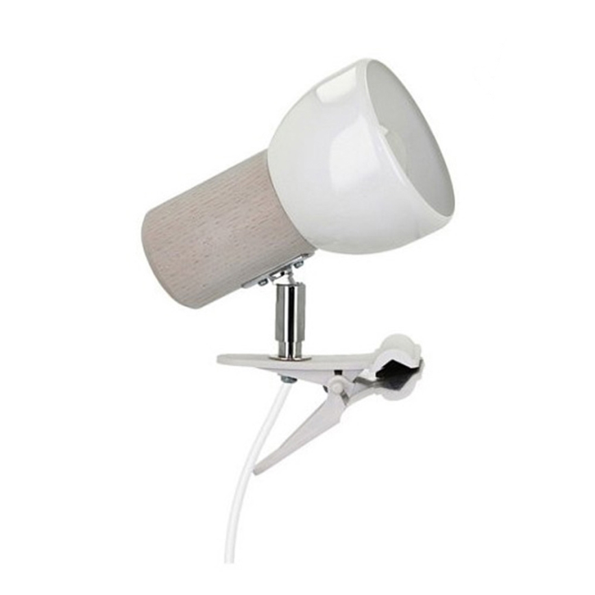 Lampe à pince SVENDA 1xE27/60W/230V chêne