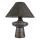 LAMPE À TABLE RAMZES 1xE27/40W/230V Noire