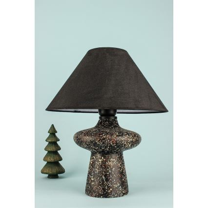 LAMPE À TABLE RAMZES 1xE27/40W/230V Noire