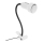 Lampe avec une pince LOLEK 1xE14/24W/230V blanche