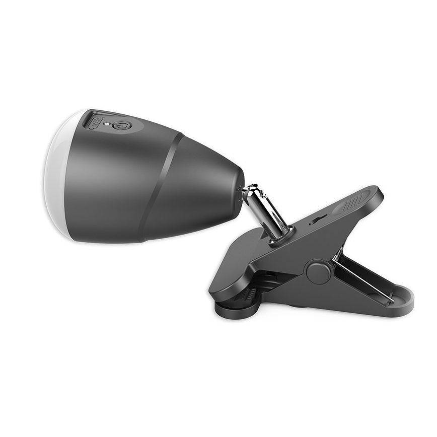 Lampe CLIP avec chargeur USB LED/5W/5V 4000K