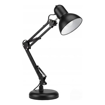 Lampe de bureau 2-en-1 à pince, 1 x E27, 60 W, 230 V, noire