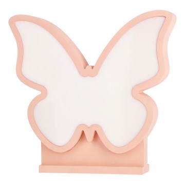 Lampe de bureau enfant LED BUTTERFLY LED/14W/230V rose