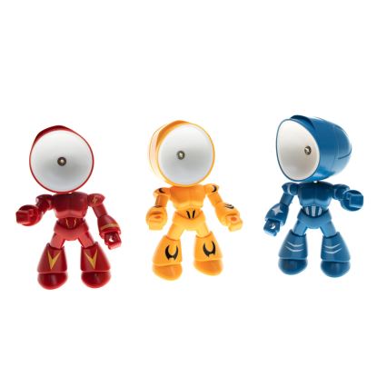 Lampe de bureau LED/0,06W/3xLR41 robot jaune