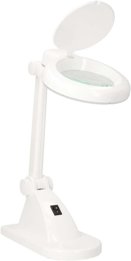 Lampe de bureau LED avec loupe LED/6W/230V blanche