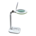 Lampe de bureau LED dimmable avec loupe LED/7W/230V 6500K blanche