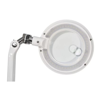 Lampe de bureau LED dimmable avec loupe LED/7W/230V 6500K blanche