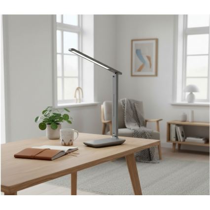 Lampe de bureau LED dimmable NOBLITE N LED/7W/230V 3000/4000/6500K gris