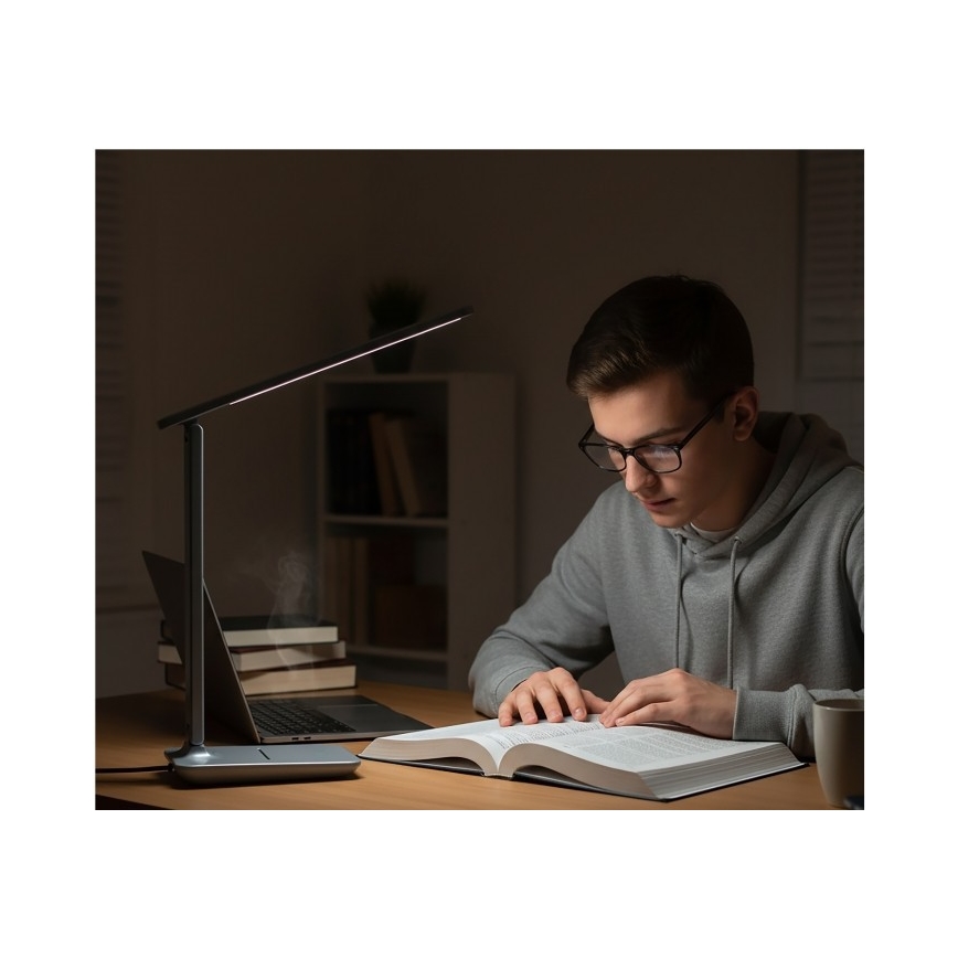 Lampe de bureau LED dimmable NOBLITE N LED/7W/230V 3000/4000/6500K gris