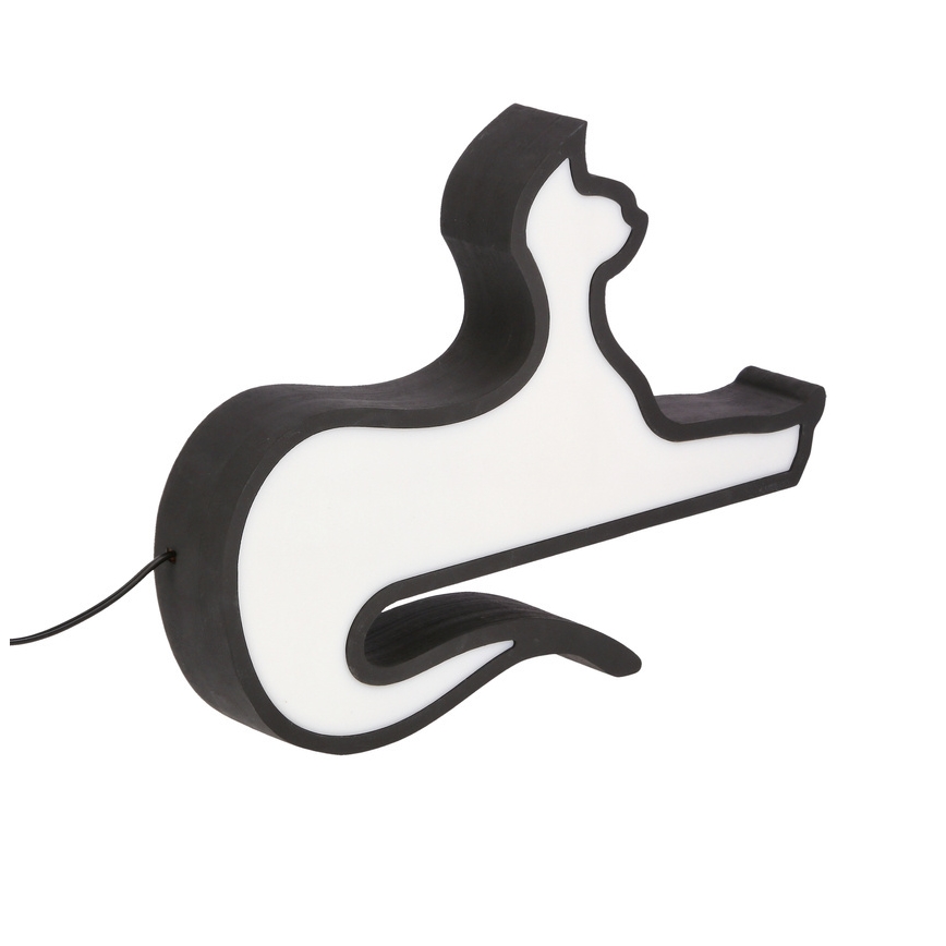 Lampe de bureau LED pour enfant CAT LED/13W/230V noire