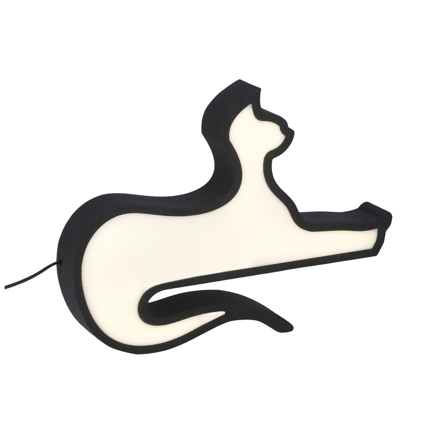 Lampe de bureau LED pour enfant CAT LED/13W/230V noire