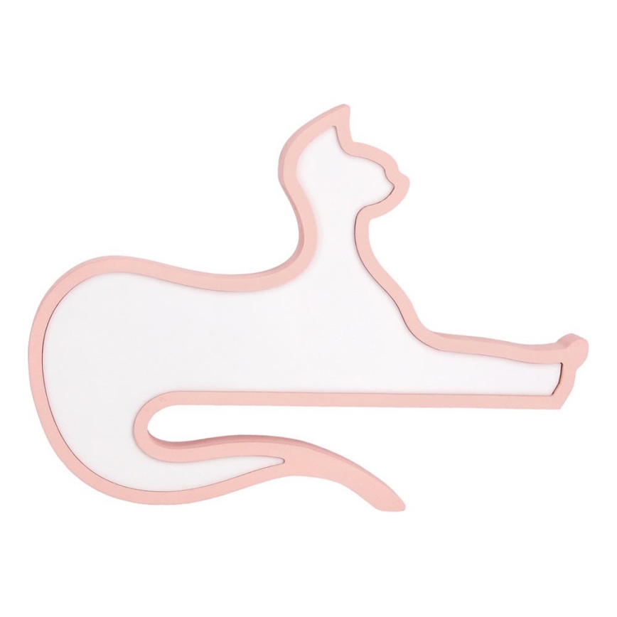 Lampe de bureau LED pour enfant CAT LED/13W/230V rose