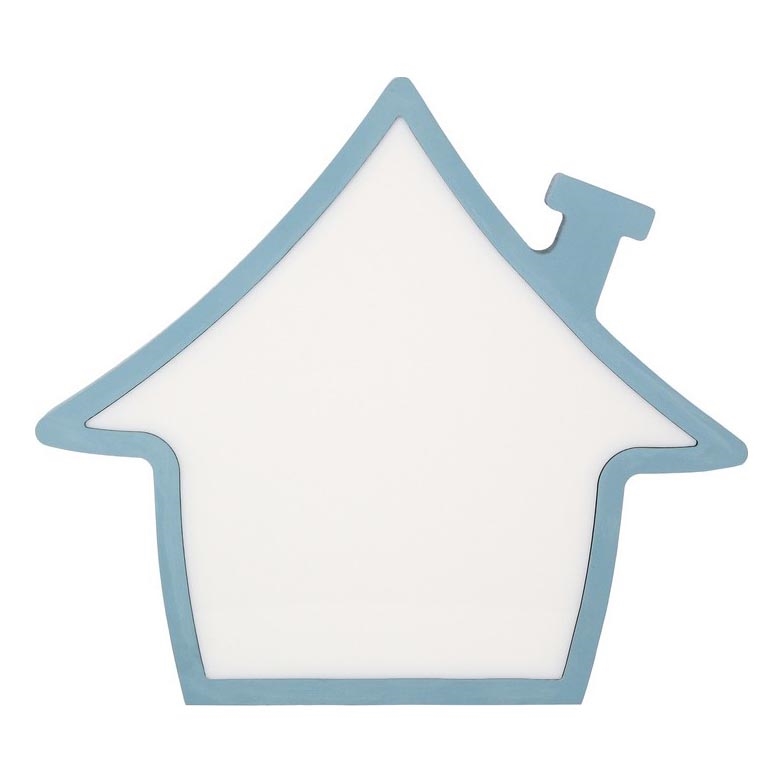 Lampe de bureau LED pour enfant HOUSE 10W/230V bleue