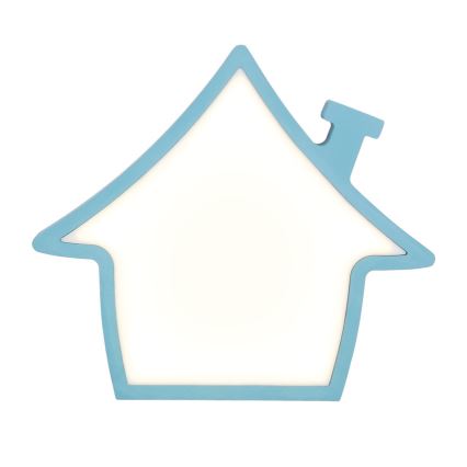 Lampe de bureau LED pour enfant HOUSE 10W/230V bleue