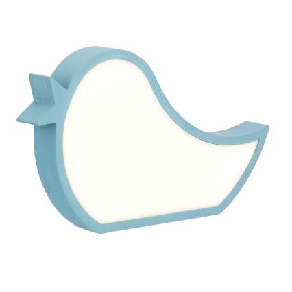 Lampe de bureau LED pour enfants BIRD LED/12W/230V bleue