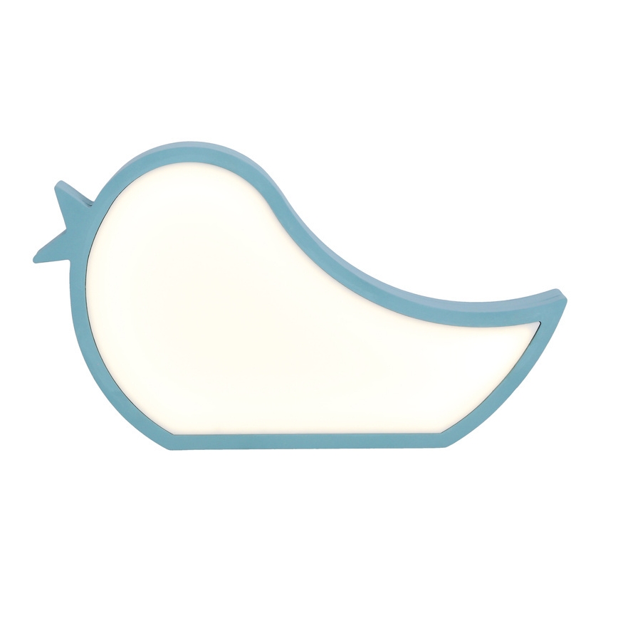 Lampe de bureau LED pour enfants BIRD LED/12W/230V bleue
