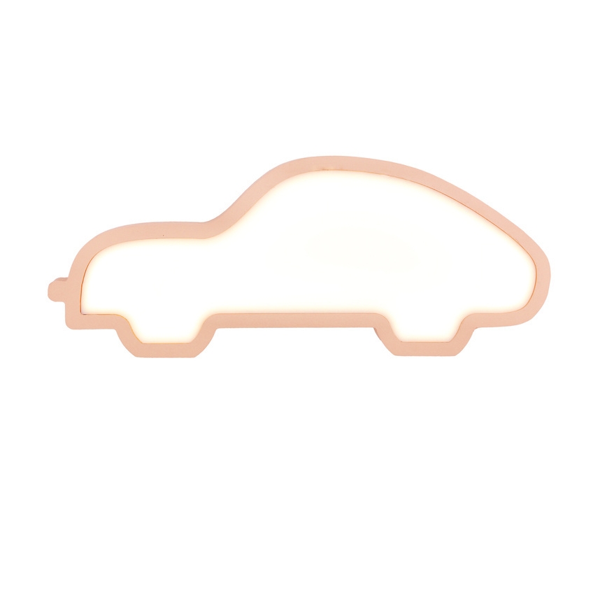 Lampe de bureau LED pour enfants CAR LED/11W/230V rose