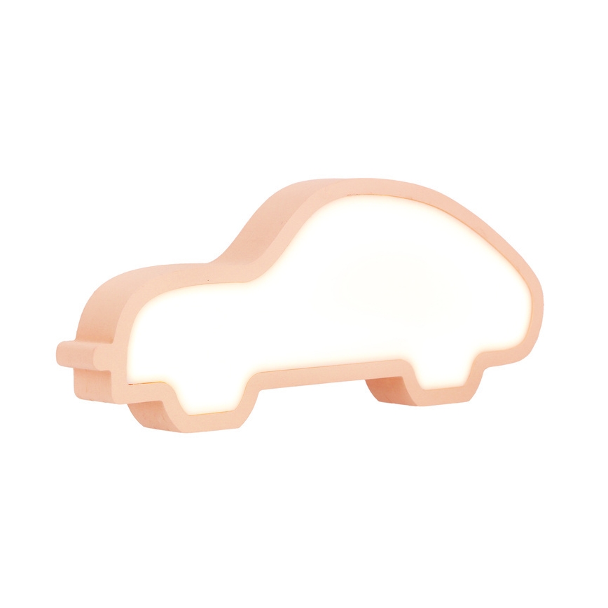 Lampe de bureau LED pour enfants CAR LED/11W/230V rose