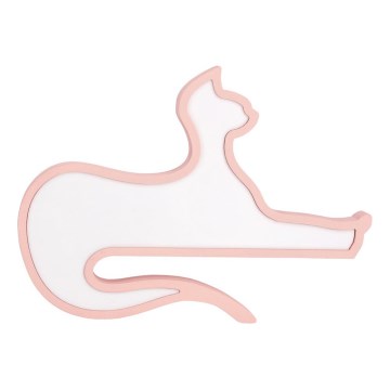 Lampe de bureau LED pour enfants CAT LED/13W/230V rose