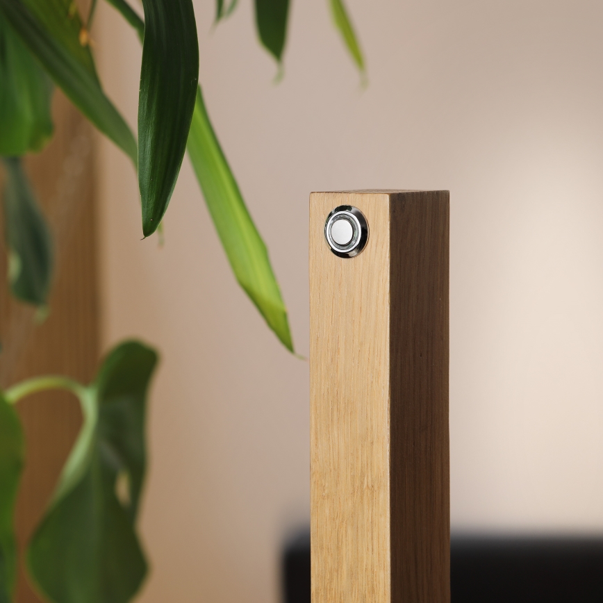 Lampe de bureau LED VERDE LED/10W/230V 3000K chêne/noir