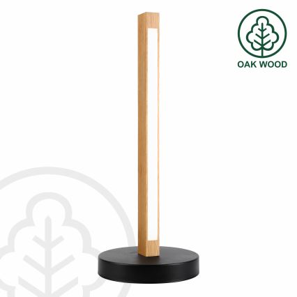 Lampe de bureau LED VERDE LED/10W/230V 3000K chêne/noir