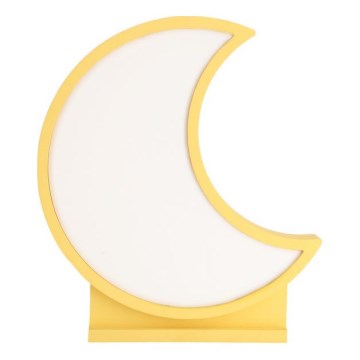 Lampe de bureau pour enfants MOON LED/12W/230V jaune