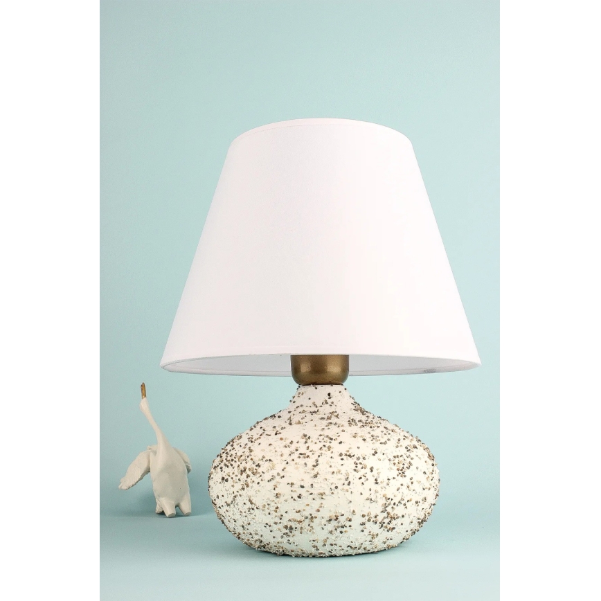 Lampe de bureau RAMZES 1xE27/40W/230V blanche