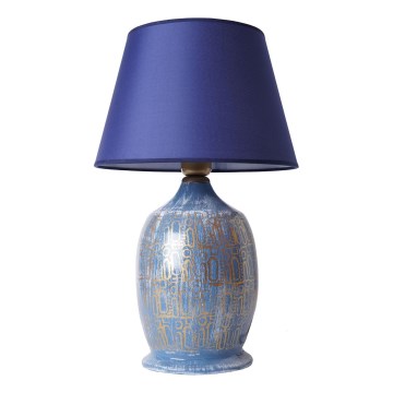 Lampe de bureau RAMZES 1xE27/40W/230V bleue