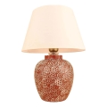 Lampe de bureau RAMZES 1xE27/40W/230V crème/rouge