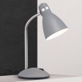 Lampe de bureau SCHOOL 1xE27/40W/230V gris/chrome mat