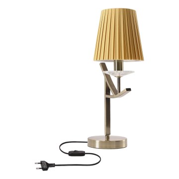 Lampe de bureau VITORIA 1xE14/40W/230V jaune/laiton