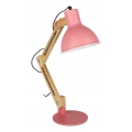 Lampe de table 1 x E27, 40 W, 230 V — rose