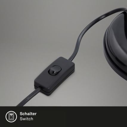 Lampe de table 1xE14/25W/230V noire