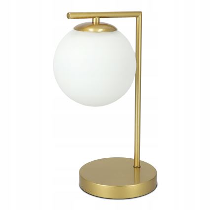 Lampe de table 1xE27/40W/230V dorée/blanche
