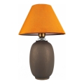 Lampe de table 1xE27/40W/230V marron/orange