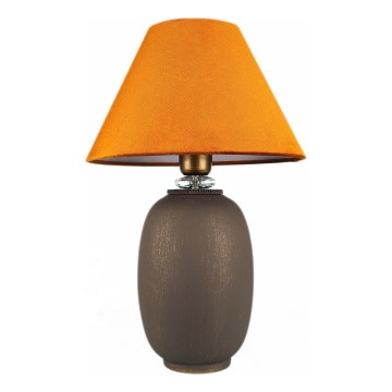 Lampe de table 1xE27/40W/230V marron/orange