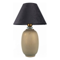 Lampe de table 1xE27/40W/230V noir/beige