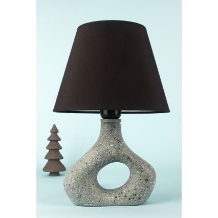 Lampe de table 1xE27/40W/230V noir/vert