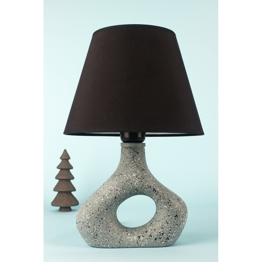 Lampe de table 1xE27/40W/230V noir/vert