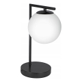 Lampe de table 1xE27/40W/230V noire/blanche