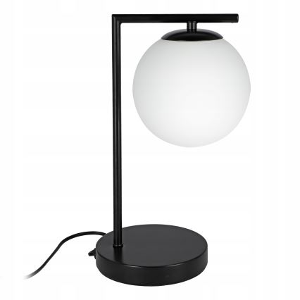 Lampe de table 1xE27/40W/230V noire/blanche