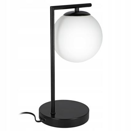 Lampe de table 1xE27/40W/230V noire/blanche