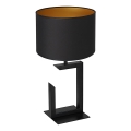 Lampe de table 1xE27/60W/230V 45 cm noir/doré