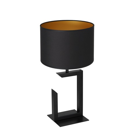 Lampe de table 1xE27/60W/230V 45 cm noir/doré