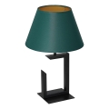 Lampe de table 1xE27/60W/230V 45 cm vert/doré